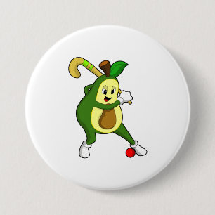 Badge Rond 7,6 Cm Avocado at hockey