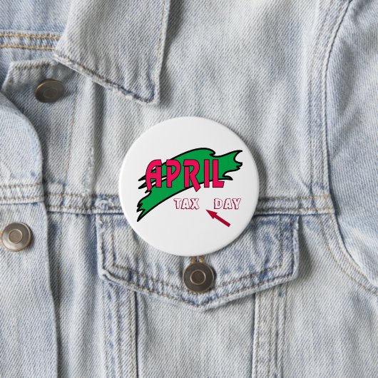 Badge Rond 7,6 Cm Avril- (En situation)