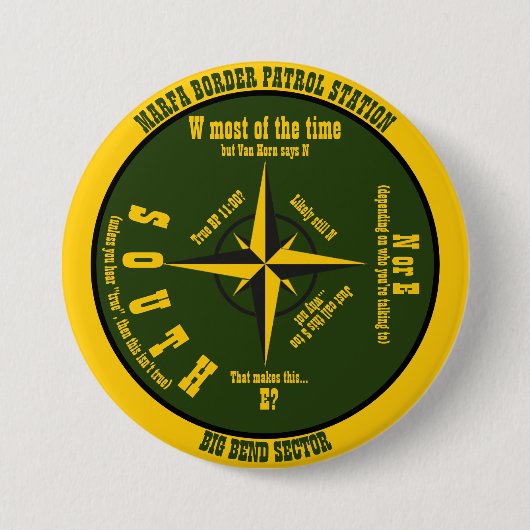 Badge Rond 7,6 Cm Axe de pivot (Devant)