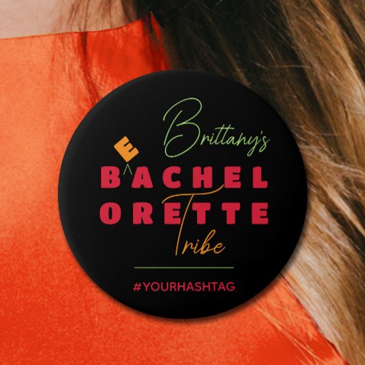Badge Rond 7,6 Cm Bachelorette Tribe