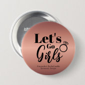 Badge Rond 7,6 Cm Bachelorette Week-end Fête Favoriser Personnalisé (Devant & derrière)