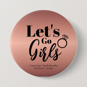 Badge Rond 7,6 Cm Bachelorette Week-end Fête Favoriser Personnalisé