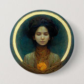 Badge Rond 7,6 Cm Bague De Lumière 2 Imaginaire Sci-fi (Devant)