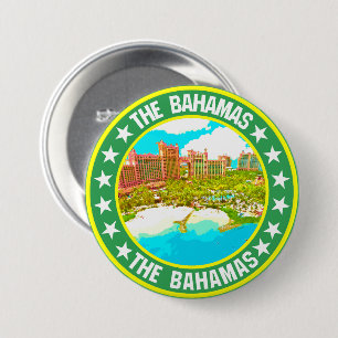 Badge Rond 7,6 Cm Bahamas