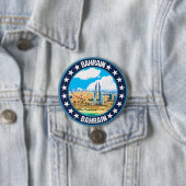 Badge Rond 7,6 Cm Bahreïn (En situation)