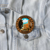 Badge Rond 7,6 Cm Bakersfield (En situation)