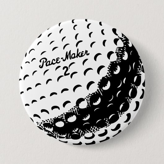 Badge Rond 7,6 Cm Bal de golf (Devant)