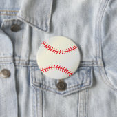 Badge Rond 7,6 Cm Bal Sport De Baseball (En situation)