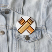 Badge Rond 7,6 Cm balle (En situation)