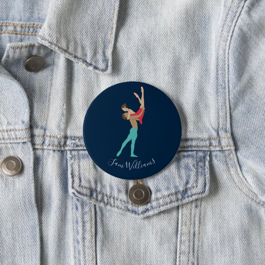 Badge Rond 7,6 Cm Ballet (En situation)