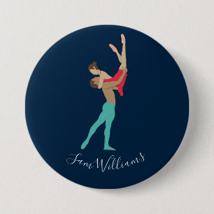 Badge Rond 7,6 Cm Ballet