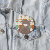 Badge Rond 7,6 Cm Ballons Whimsical à air chaud (En situation)