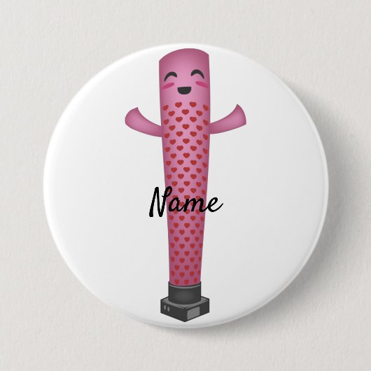 Badge Rond 7,6 Cm Balloonman Valentin Thunder_Cove (Devant)