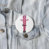 Badge Rond 7,6 Cm Balloonman Valentin Thunder_Cove (En situation)