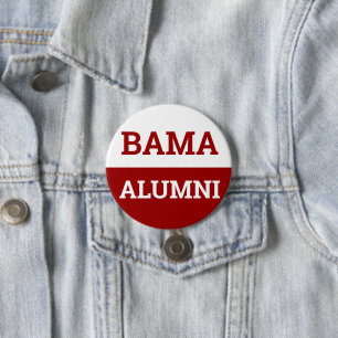 Badge Rond 7,6 Cm Bama Alumni Bouton Jour du Jeu