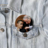 Badge Rond 7,6 Cm Barack Obama et Joe Biden (En situation)