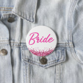 Badge Rond 7,6 Cm BARB Pink Malibu Poupée à thème mariée Bachelorett (En situation)
