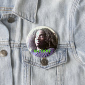 Badge Rond 7,6 Cm barry1, MES HUENT ! (En situation)