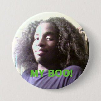 Badge Rond 7,6 Cm barry1, MES HUENT !