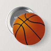 Badge Rond 7,6 Cm Basket (Devant & derrière)