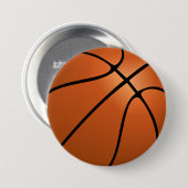 Badge Rond 7,6 Cm Basket (Devant & derrière)