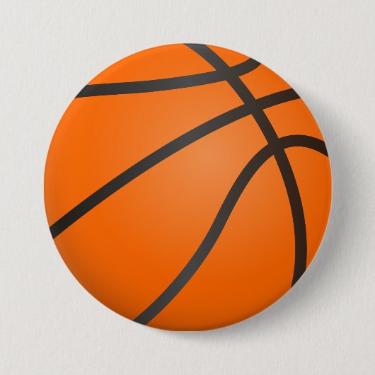 Badge Rond 7,6 Cm Basket-ball, matchs, équipe sportive. (Devant)