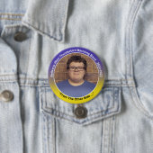 Badge Rond 7,6 Cm Basse Clarinet Alexander 9 (En situation)