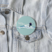 Badge Rond 7,6 Cm BC Rider (En situation)
