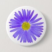 Badge Rond 7,6 Cm Beaucoup assez pourpres fleur sauvage Petaled (Devant)