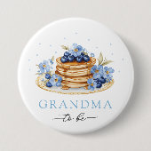 Badge Rond 7,6 Cm Bébé Blueberry Brunch Grand-mère à être (Devant)