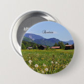 Badge Rond 7,6 Cm Belle Autriche (Devant & derrière)