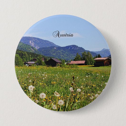 Badge Rond 7,6 Cm Belle Autriche (Devant)