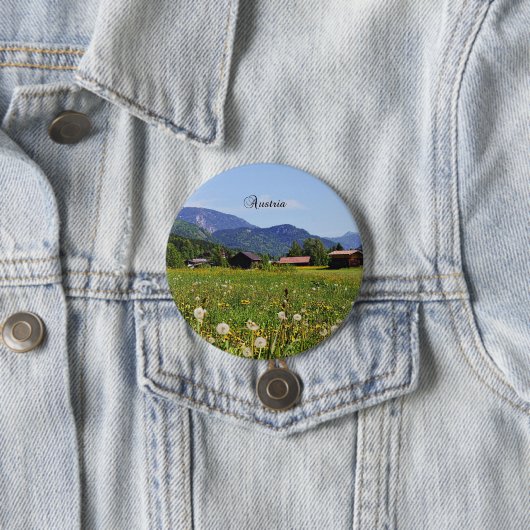 Badge Rond 7,6 Cm Belle Autriche (En situation)