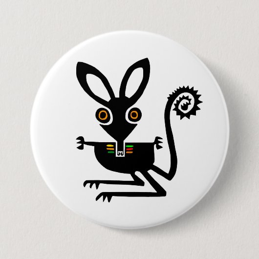 Badge Rond 7,6 Cm Belle image BILBY - Marsupial - Faune - (Devant)