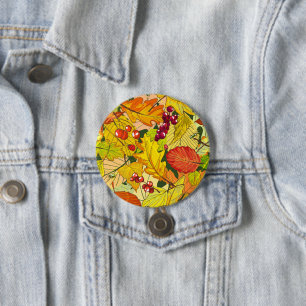 Badge Rond 7,6 Cm Belle Nature