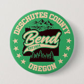 Badge Rond 7,6 Cm Bend, Oregon (Devant)