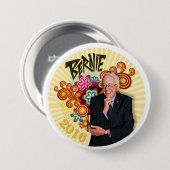 Badge Rond 7,6 Cm Bernie 2016 (Devant & derrière)