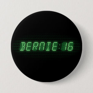 Badge Rond 7,6 Cm Bernie Sanders 2016 Horloge