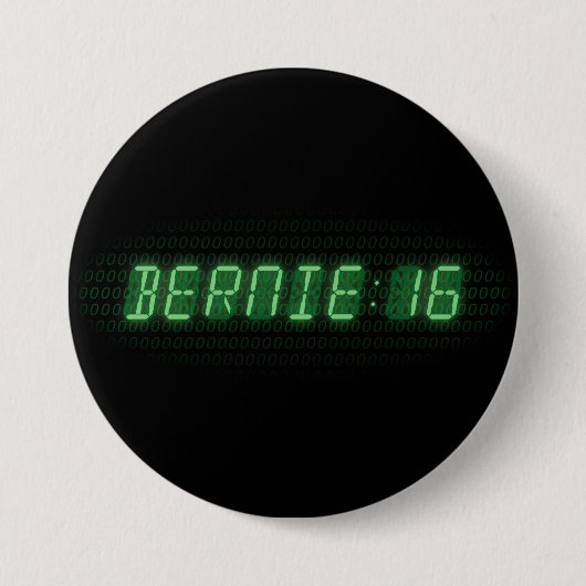 Badge Rond 7,6 Cm Bernie Sanders 2016 Horloge (Devant)