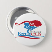 Badge Rond 7,6 Cm Berniecrats - bouton de logo (Devant & derrière)