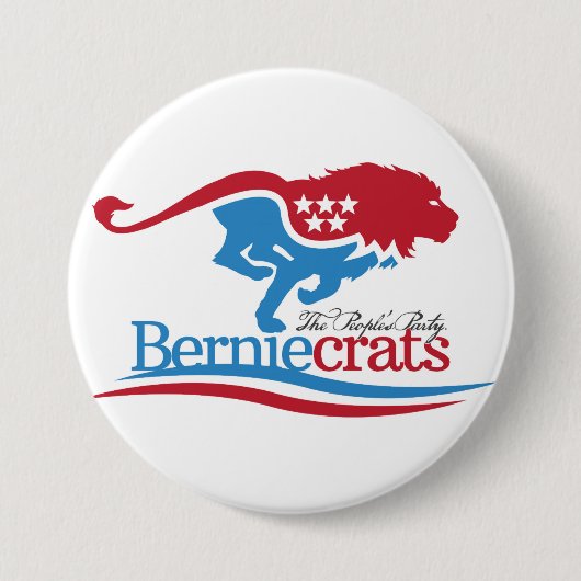 Badge Rond 7,6 Cm Berniecrats - bouton de logo (Devant)