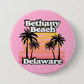 Badge Rond 7,6 Cm Bethany Beach Delaware (Devant)