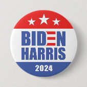 Badge Rond 7,6 Cm Biden / Harris (Devant)