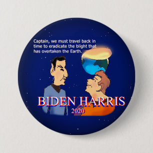 Badge Rond 7,6 Cm Biden Harris 2020 Résistance des démocrates aux 