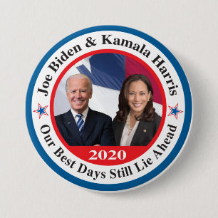 Badge Rond 7,6 Cm biden Harris, matière de campagne