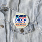 Badge Rond 7,6 Cm Biden — Kennedy Coattails (En situation)