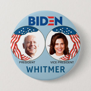 Badge Rond 7,6 Cm Biden/Whitmer 2020