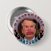 Badge Rond 7,6 Cm Bière d'un clown (Devant & derrière)