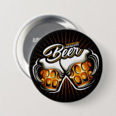 Badge Rond 7,6 Cm Bière Premium (Devant & derrière)