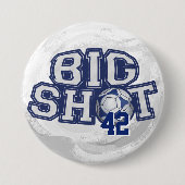 Badge Rond 7,6 Cm Big Shot Soccerball (Devant)